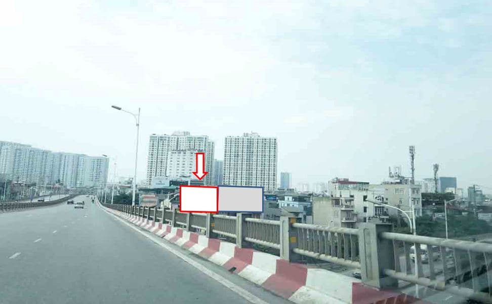 Pano 2 Cầu Vĩnh Tuy - hướng đi Times City