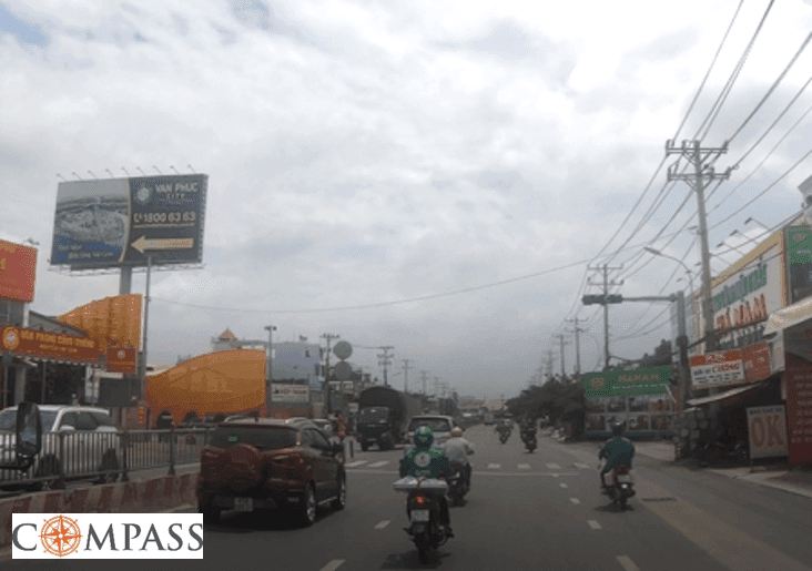 [Compass khảo sát] QL13 B7. Trụ ngã ba Nguyễn Thị Nhung – QL13