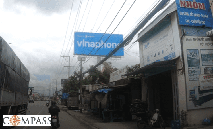 [Compass khảo sát] QL13 B21. Trụ gần nút giao đường Vĩnh Phú 6