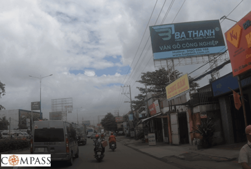 [Compass khảo sát] QL13 B28. Trụ gần nút giao đường Vĩnh Phú 25
