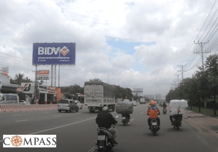 [Compass khảo sát] QL13 B57. Trụ gần Canary Plaza