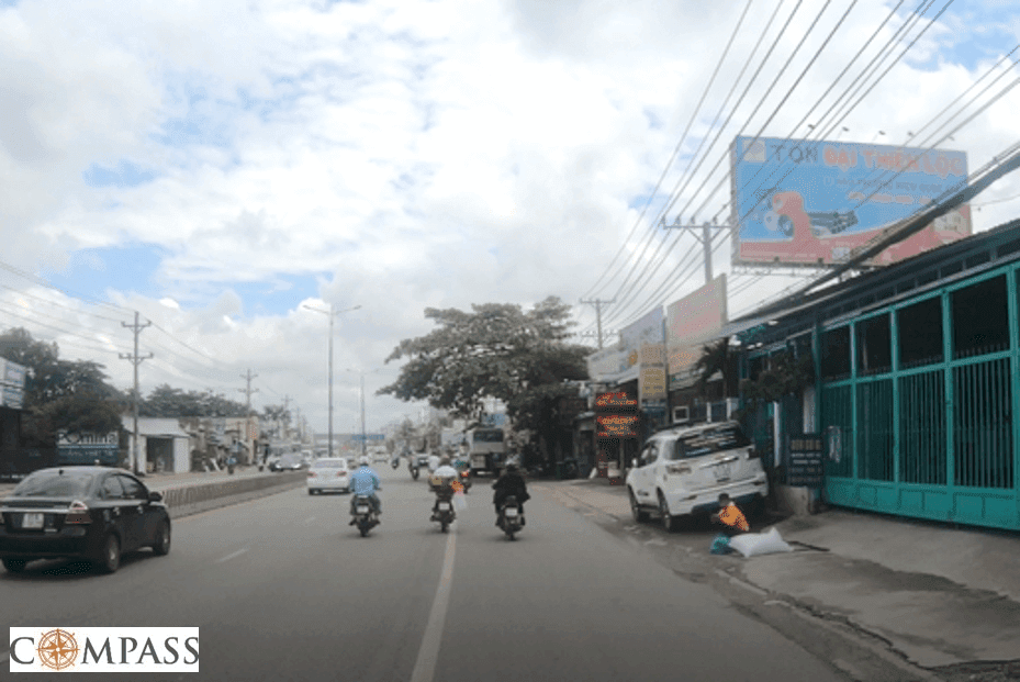 [Compass khảo sát] QL13 B59. Trụ gần nút giao đường Thuận Giao 16