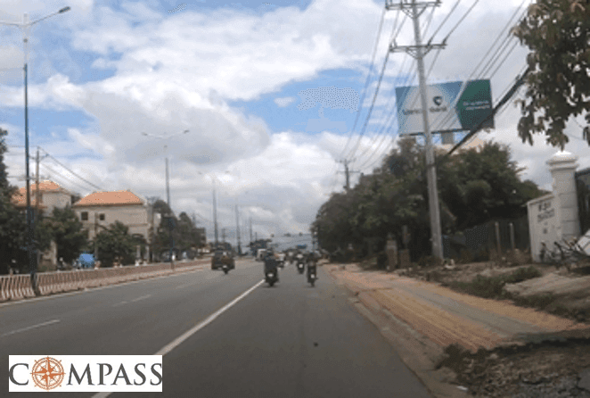 [Compass khảo sát] QL13 B62. Trụ gần ngã tư Địa Chất (Lê Hồng Phong – QL 13)