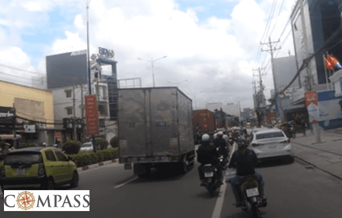 [Compass khảo sát] QL13 B65. Ốp tường BIDV Bình Dương