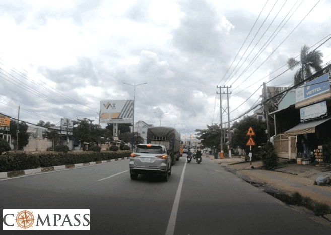 [Compass khảo sát] QL13 B75. Trụ ngã ba Cây Trôm