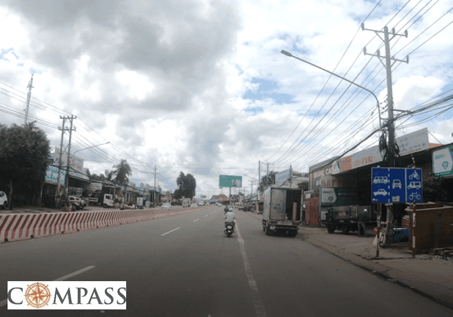 [Compass khảo sát] QL13 B83. Trụ gần nút giao đường TC1