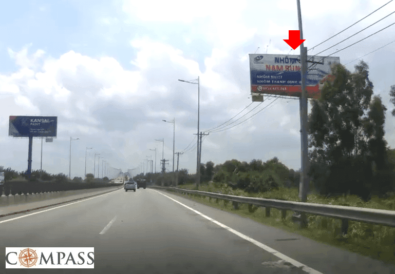 [Compass khảo sát] CT LT - DG B38. Trụ giữa cầu Ruột Ngựa và cầu Long Thành (P)