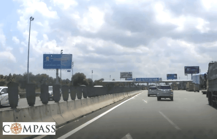 [Compass khảo sát] CT LT - DG B48. Trụ trạm thu phí Long Phước (T) 1   