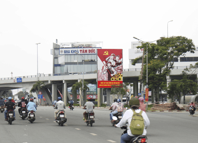 Lối vào Vinhomes Central Park