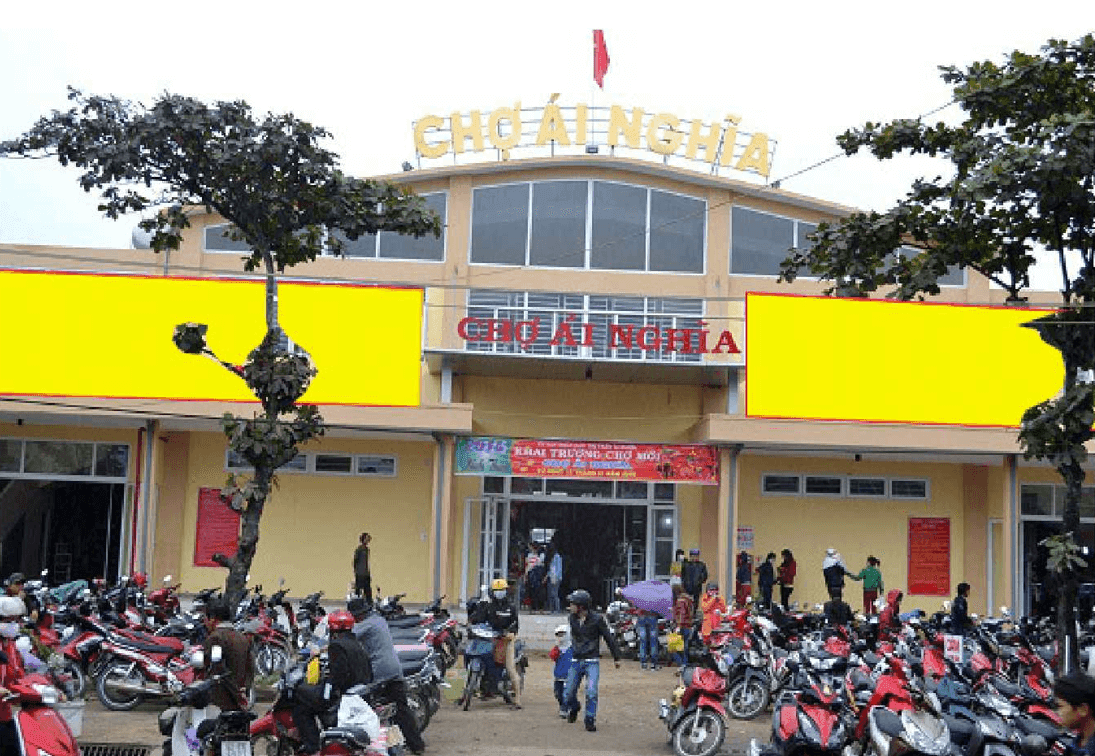 2 bảng chợ Ái Nghĩa