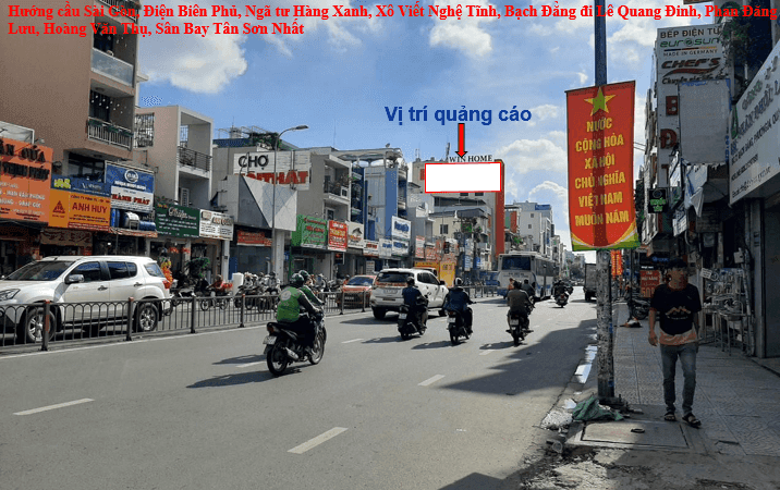 Gần ngã tư Bạch Đằng - Điện Biên Phủ, Bình Thạnh