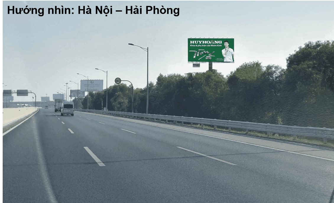 Ảnh biển quảng cáo: KM 10+100 Trạm thu phí Văn Giang