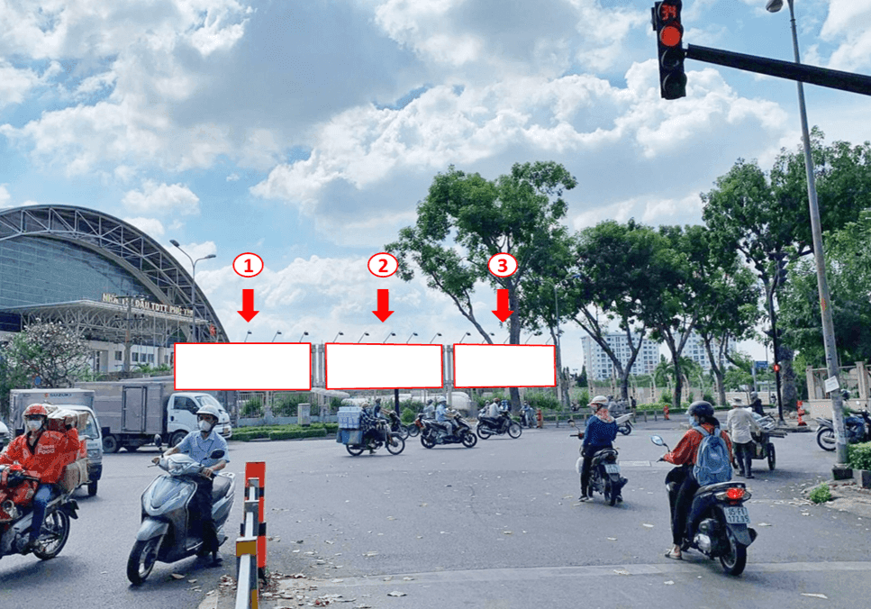 Dãy 3 trụ BB SVĐ Phú Thọ