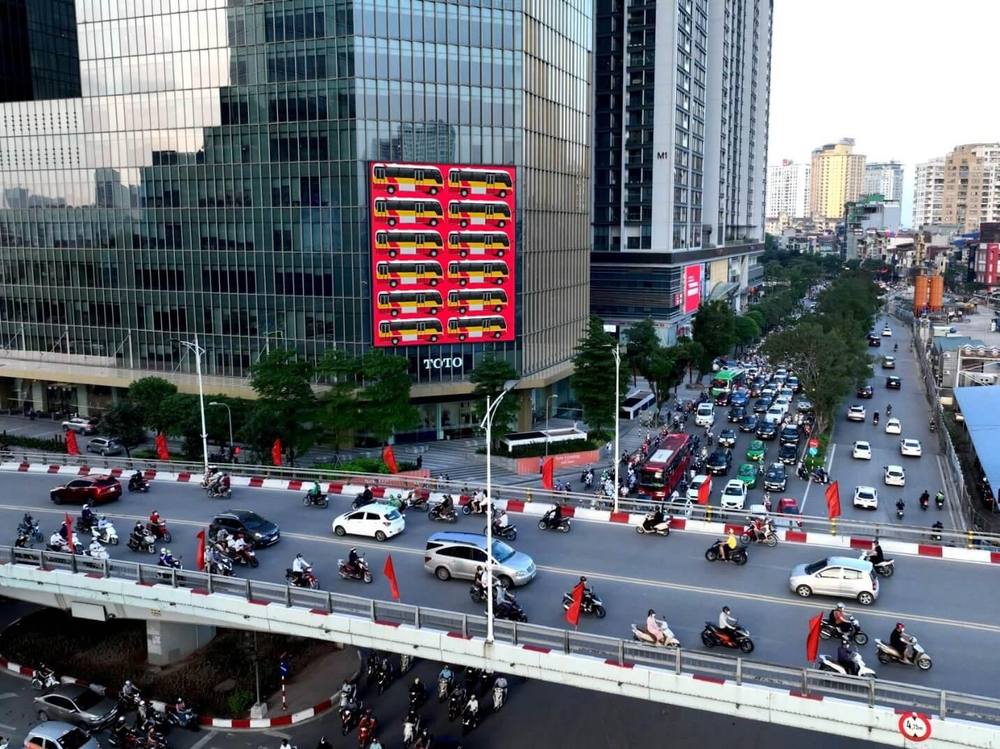 A street in Hanoi by day